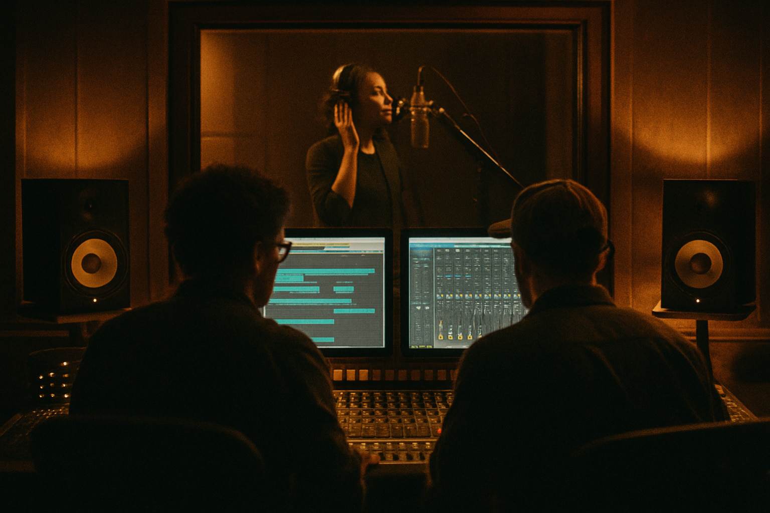 Inside the BTG Records studio